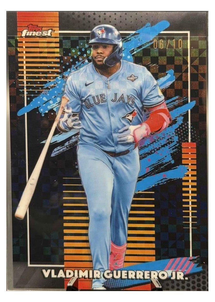 2026 Topps Finest Vladimir Guerrero Jr. Black X-Fractor #200 card