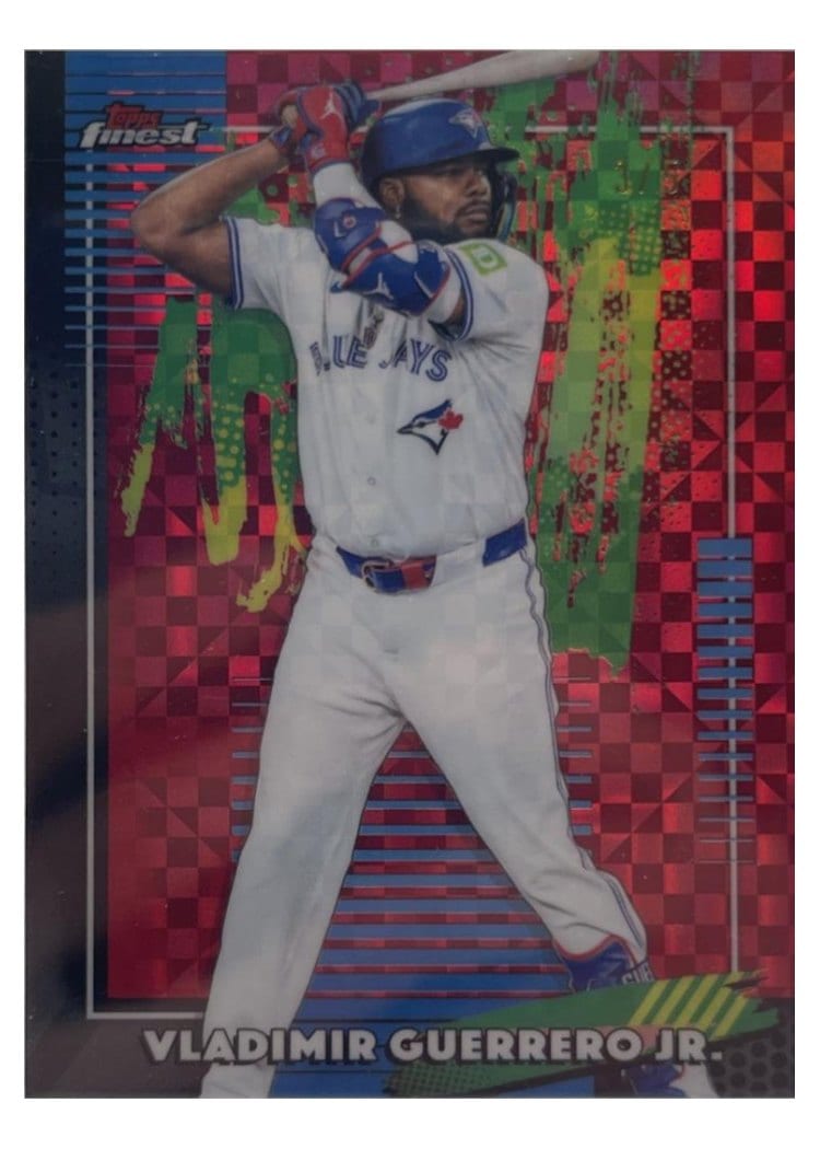 2026 Topps Finest Vladimir Guerrero Jr. Red X-Fractor #200 card