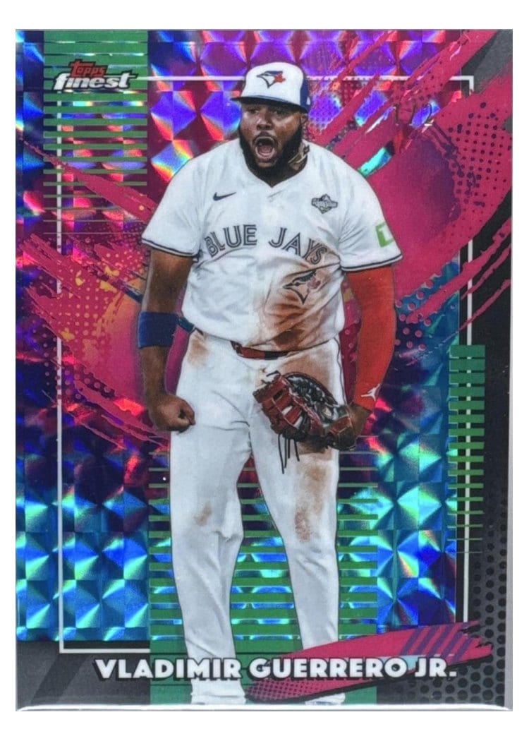 2026 Topps Finest Vladimir Guerrero Jr. Tie Dye Geometric Refractor #300 card