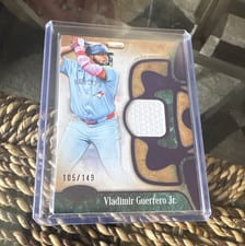 2026 Topps Tier One Tier One Relics Vladimir Guerrero Jr. #T1R-VG card