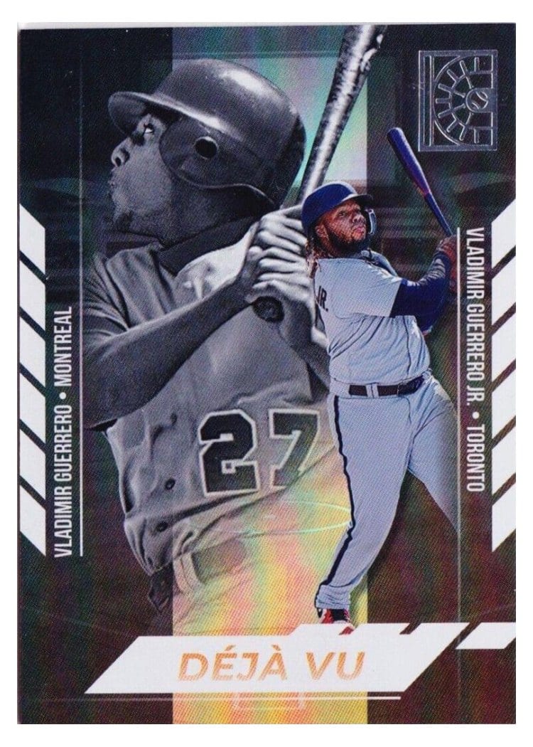 2022 Panini Capstone Deja Vu Vladimir Guerrero Jr. / Vladimir Guerrero #DV-6 card