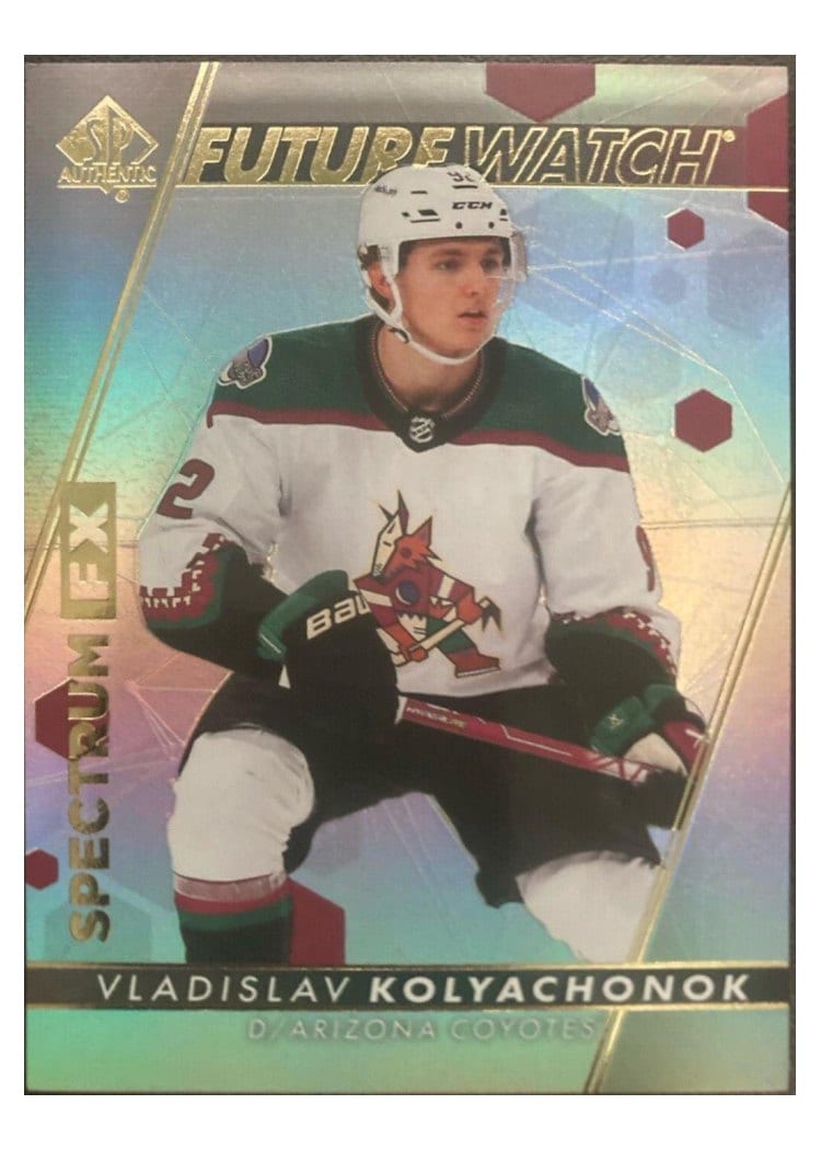 2022-23 SP Authentic Spectrum FX Vladislav Kolyachonok #S-46 card