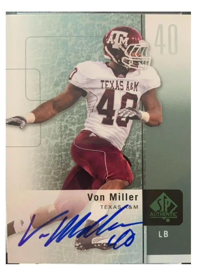 2011 SP Authentic Von Miller #30 card