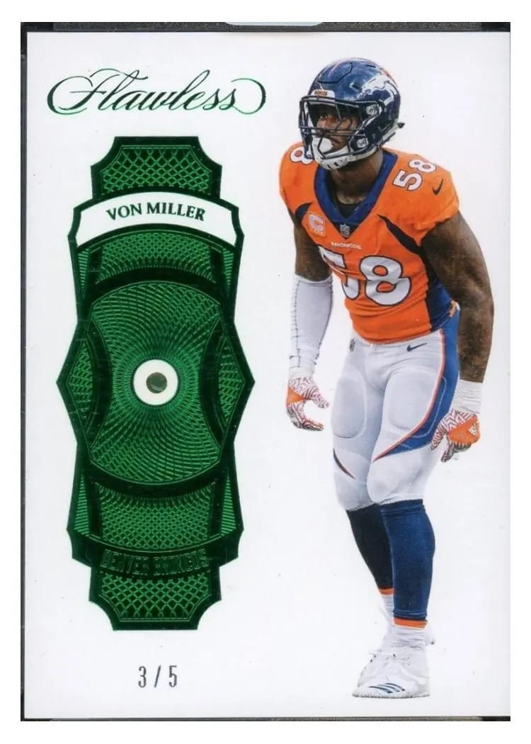 2017 Panini Flawless Von Miller Emerald #29 card