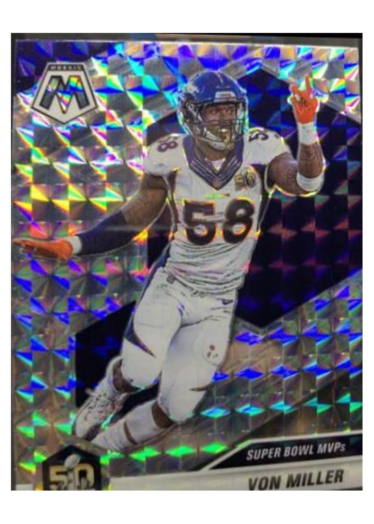 2021 Panini Mosaic Base Set Von Miller Mosaic #300 card