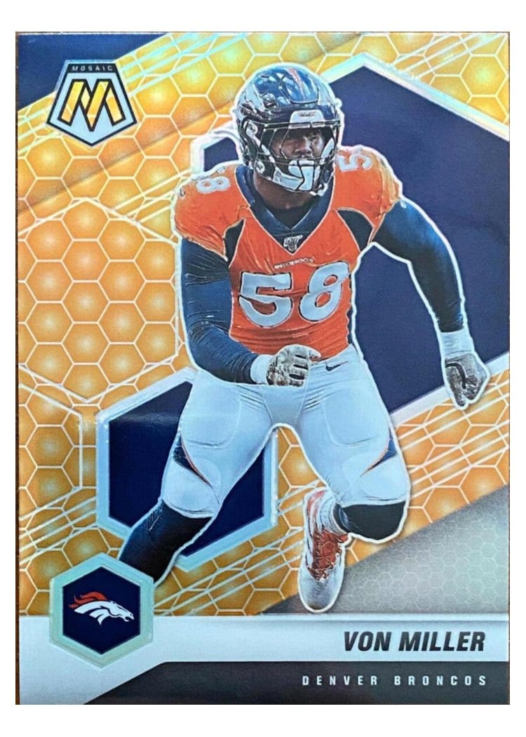 2021 Panini Mosaic Base Set Von Miller #71 card