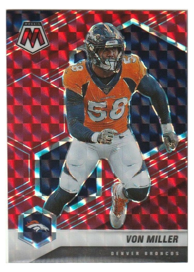 2021 Panini Mosaic Base Set Von Miller #71 card