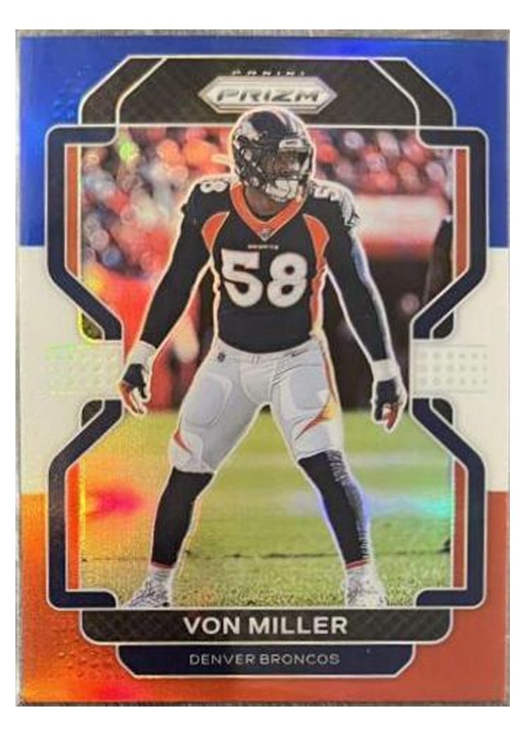 2021 Panini Prizm Base Set Von Miller #204 card