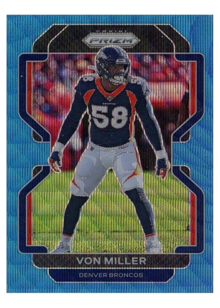 2021 Panini Prizm Base Set Von Miller #204 card