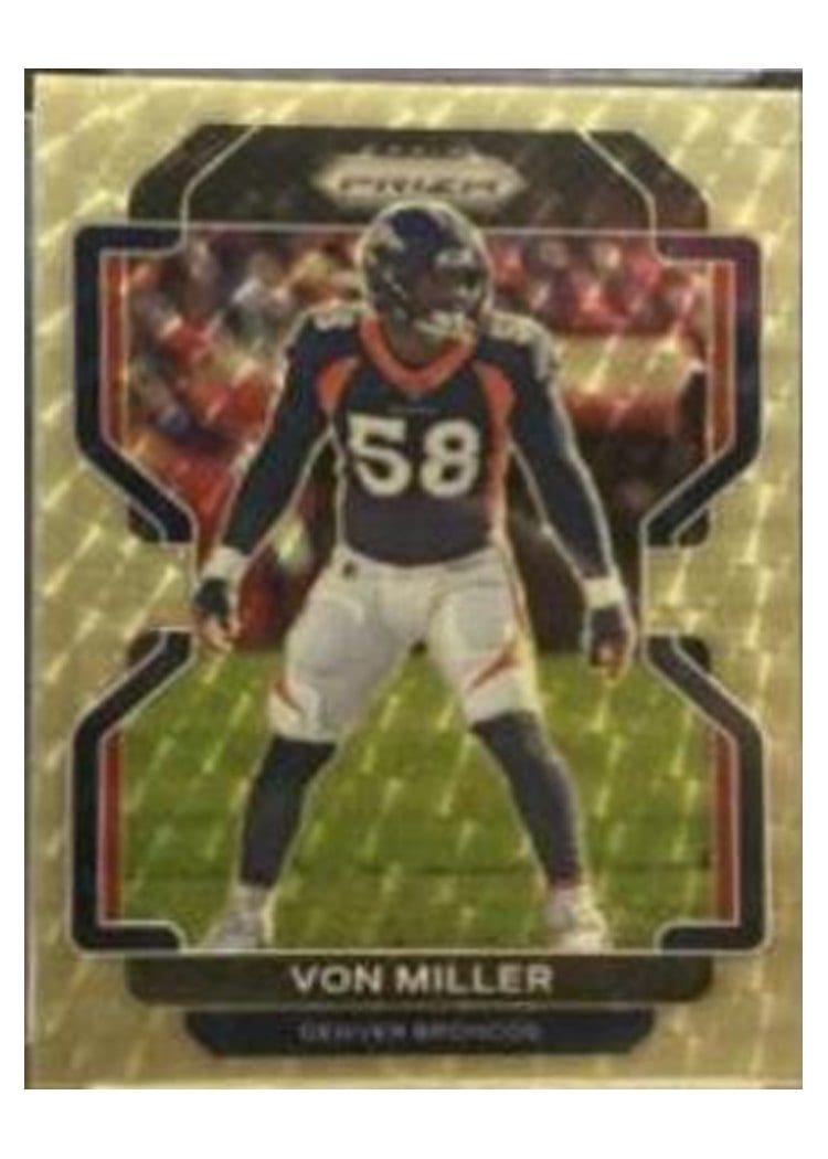 2021 Panini Prizm Base Set Von Miller #204 card