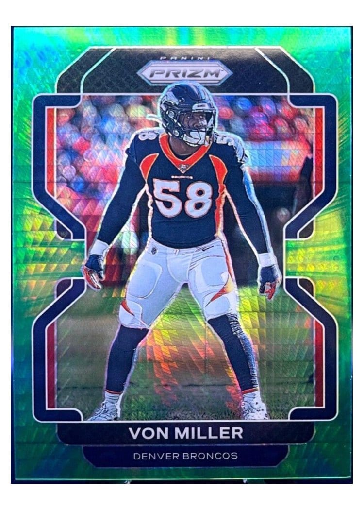 2021 Panini Prizm Base Set Von Miller #204 card