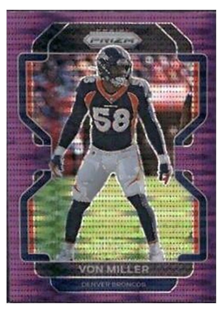 2021 Panini Prizm Base Set Von Miller #204 card