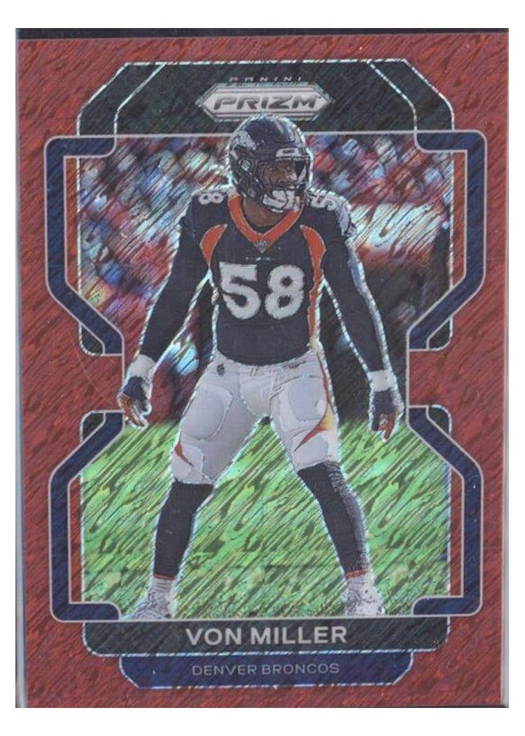 2021 Panini Prizm Base Set Von Miller #204 card