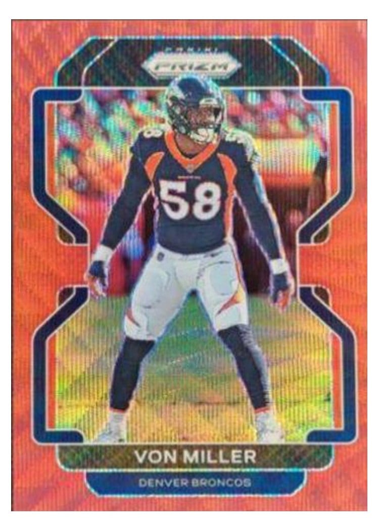 2021 Panini Prizm Base Set Von Miller #204 card