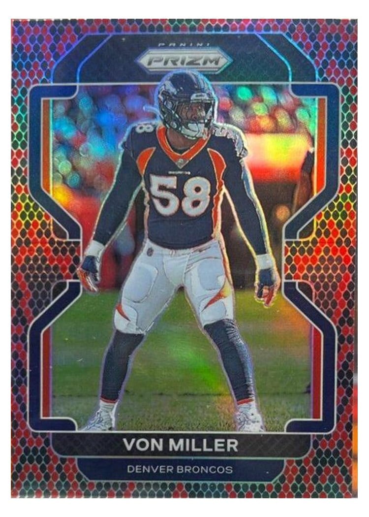 2021 Panini Prizm Base Set Von Miller #204 card