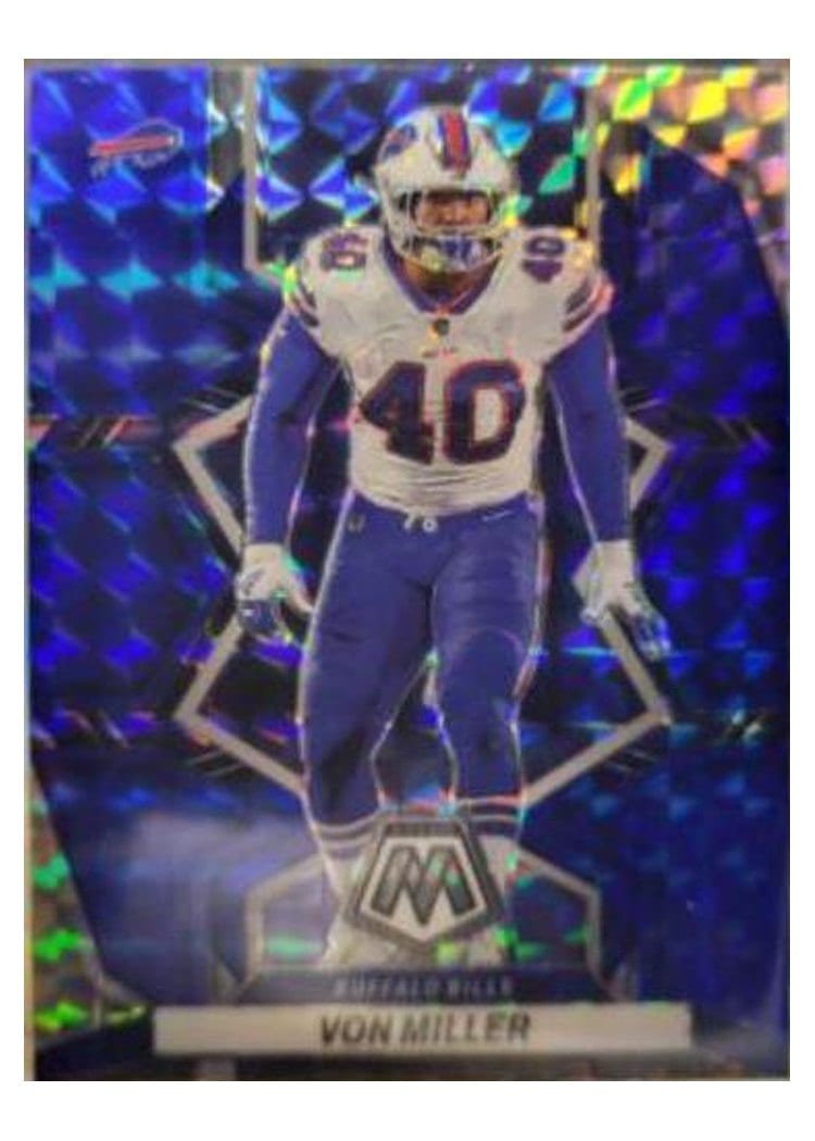 2022 Panini Mosaic Base Set Von Miller Blue #202 card