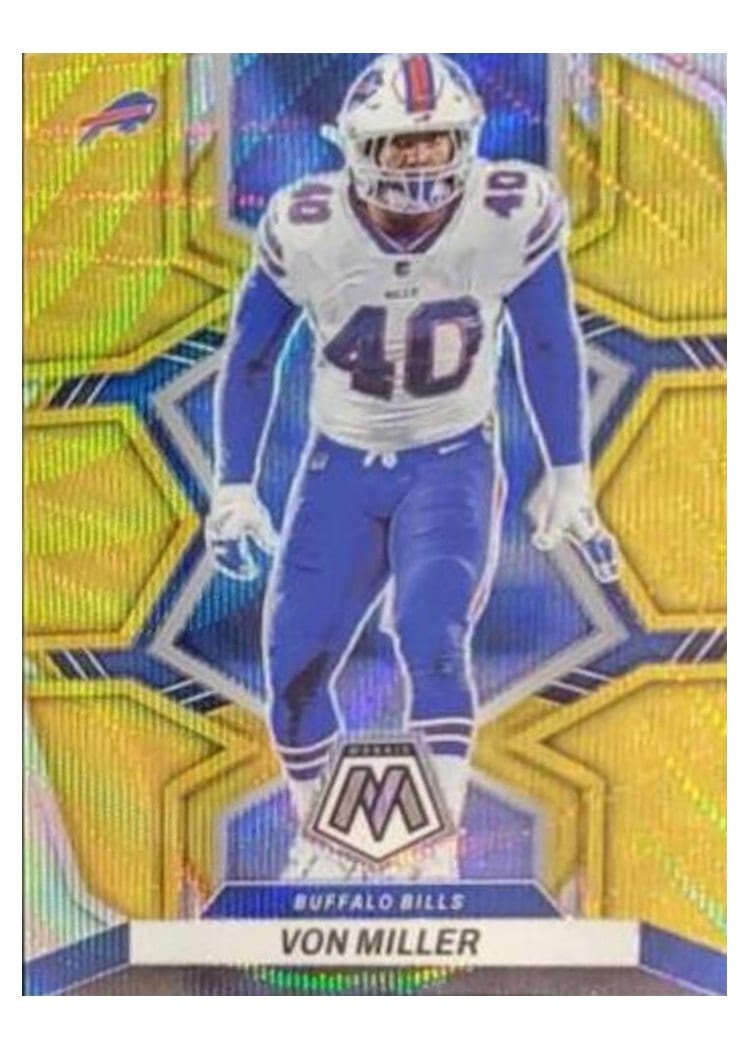 2022 Panini Mosaic Base Set Von Miller #202 card