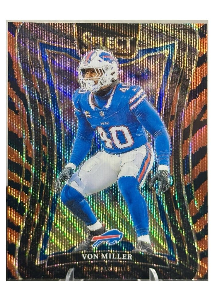 2024 Panini Select Base Set Von Miller Tiger Prizm #346 card