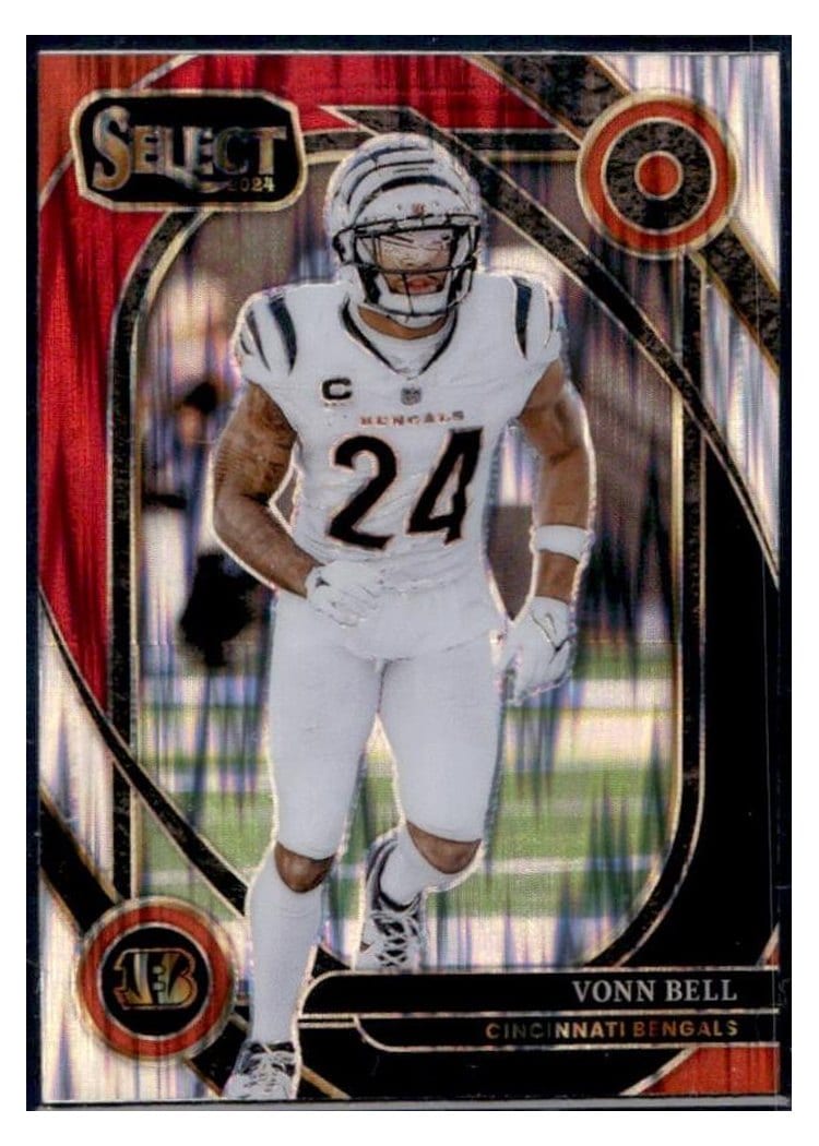 2024 Panini Select Base Set Vonn Bell Black Red Prizm Shock #265 card