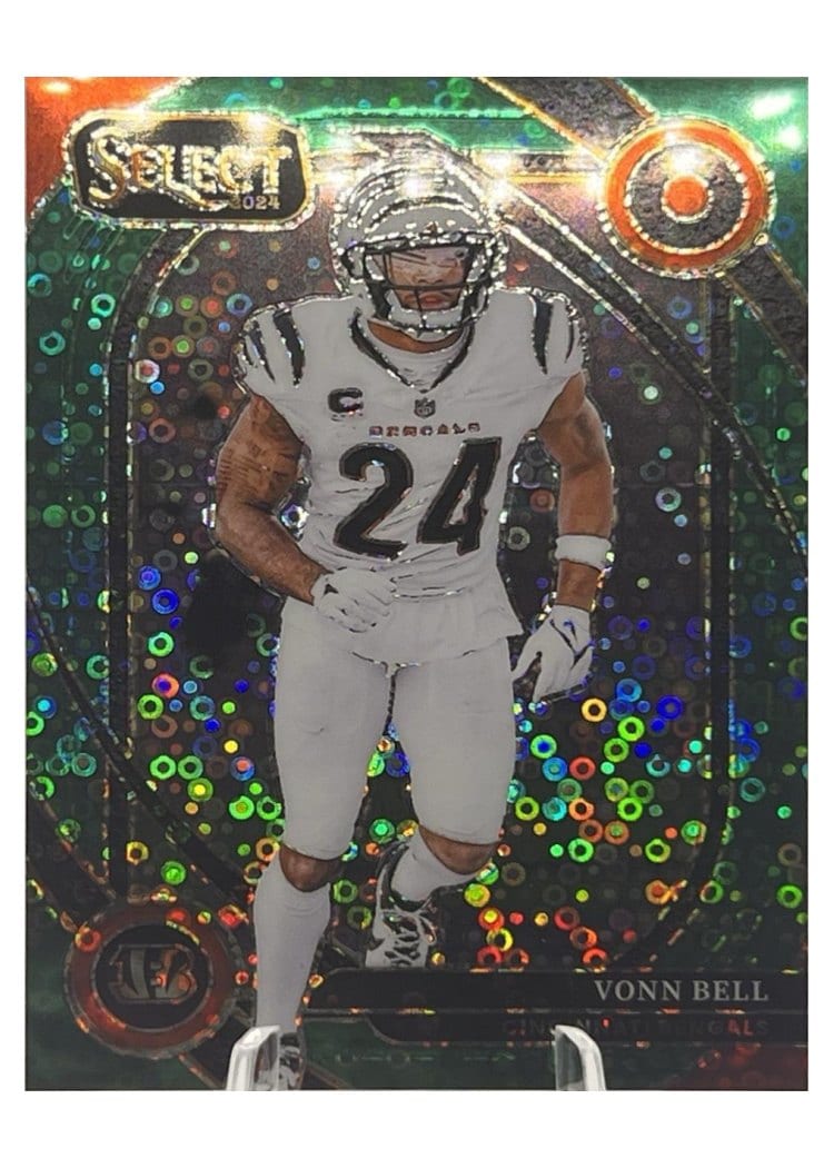 2024 Panini Select Base Set Vonn Bell Green Disco Prizm #265 card