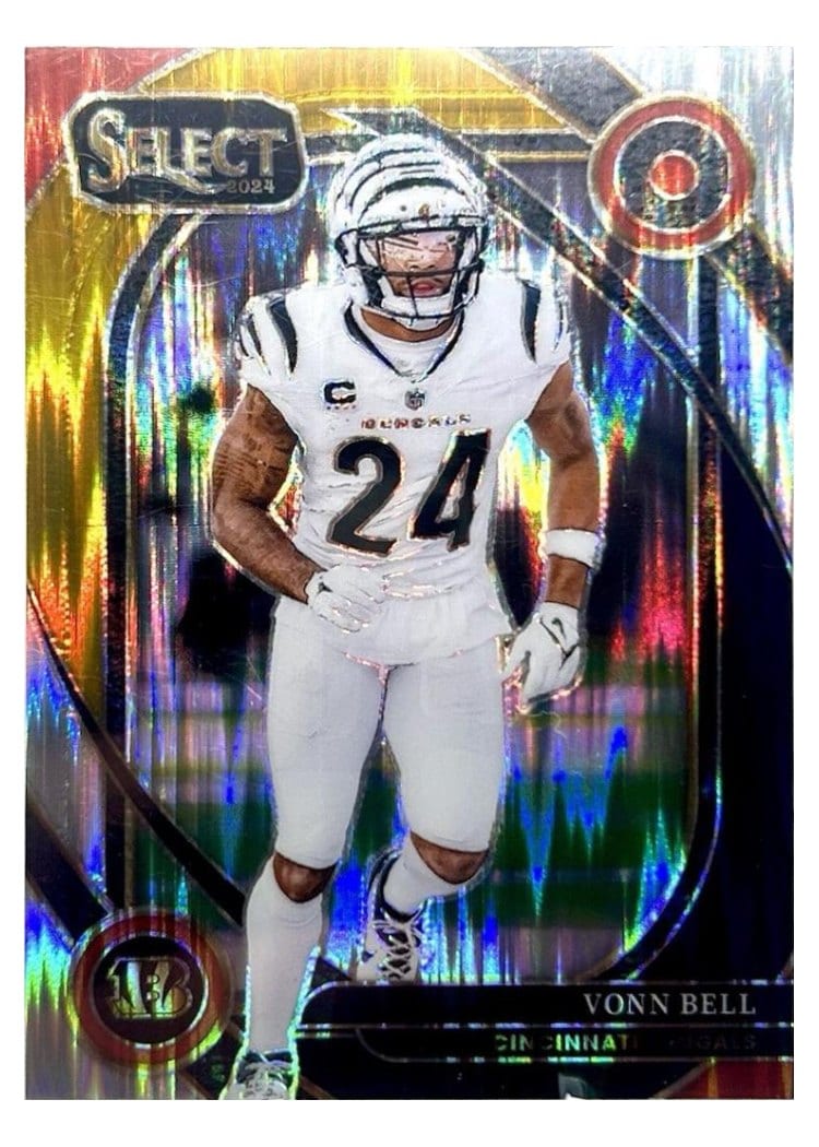 2024 Panini Select Base Set Vonn Bell Black Prizm Shock #265 card