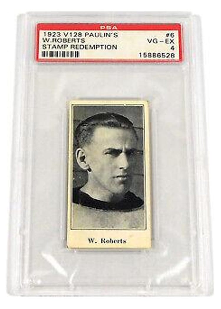 1923 V128 Paulin's W. Roberts #6 card