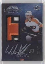 2021-22 SPx UD Black Lustrous Rookie Autograph Patch Wade Allison #LRPA-WA card