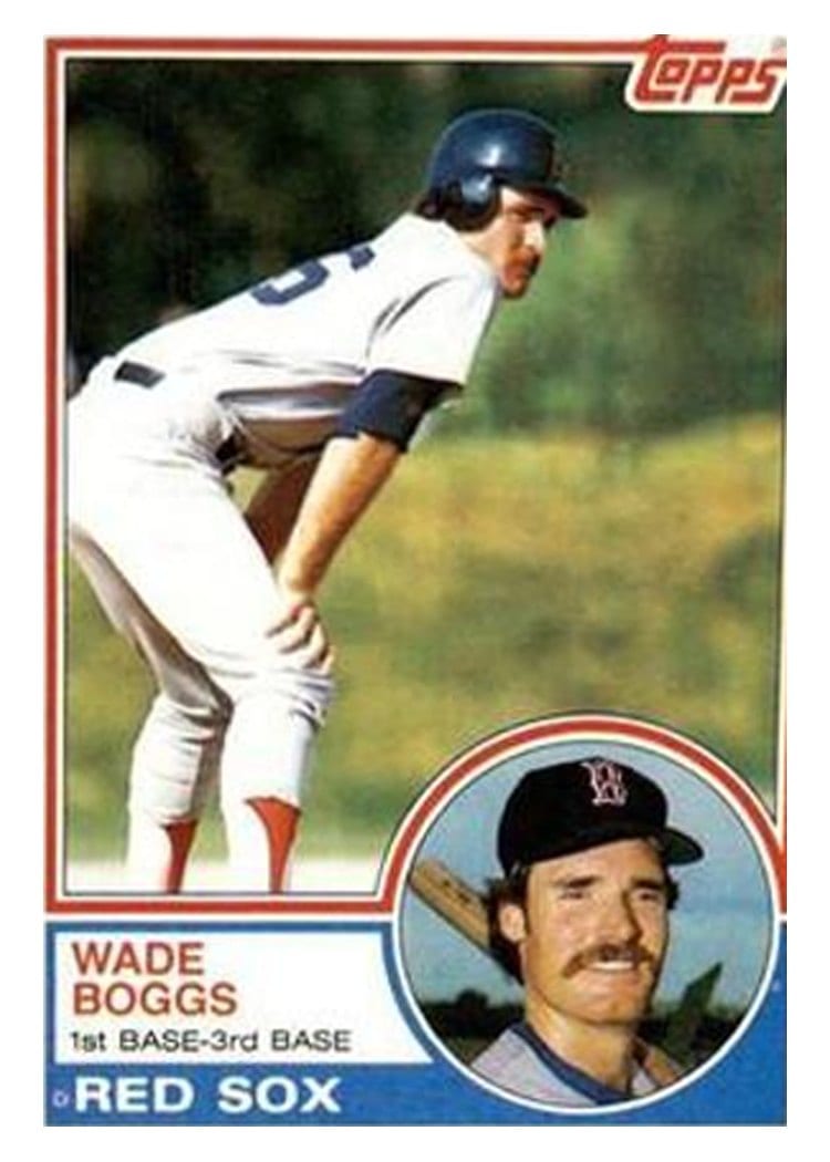 1983 Topps Base Set Wade Boggs #498 card