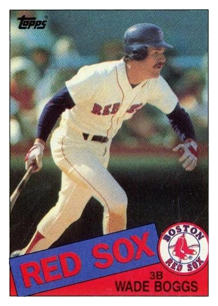 1985 Topps Wade Boggs #350 card