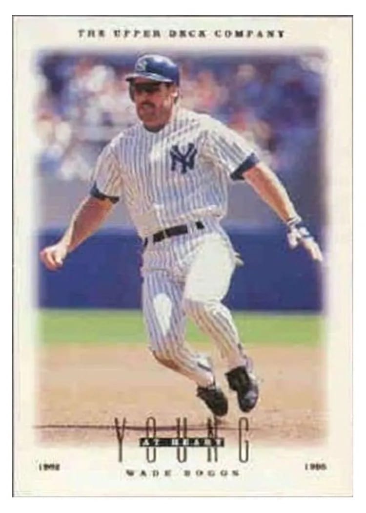 1996 Upper Deck Wade Boggs #117 card
