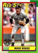 2025 Topps 1990 Topps Baseball (Series One) Wade Boggs #T90-7 card