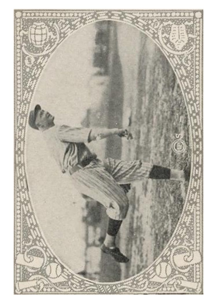 1922 W573 Waite Hoyt Hand Cut card