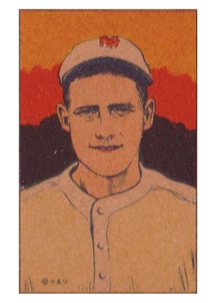 1923 W515 1 Waite Hoyt Hand Cut #8 card