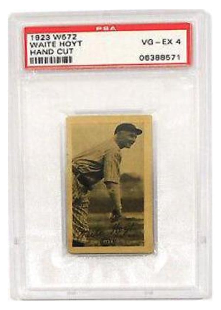 1923 W572 Waite Hoyt card