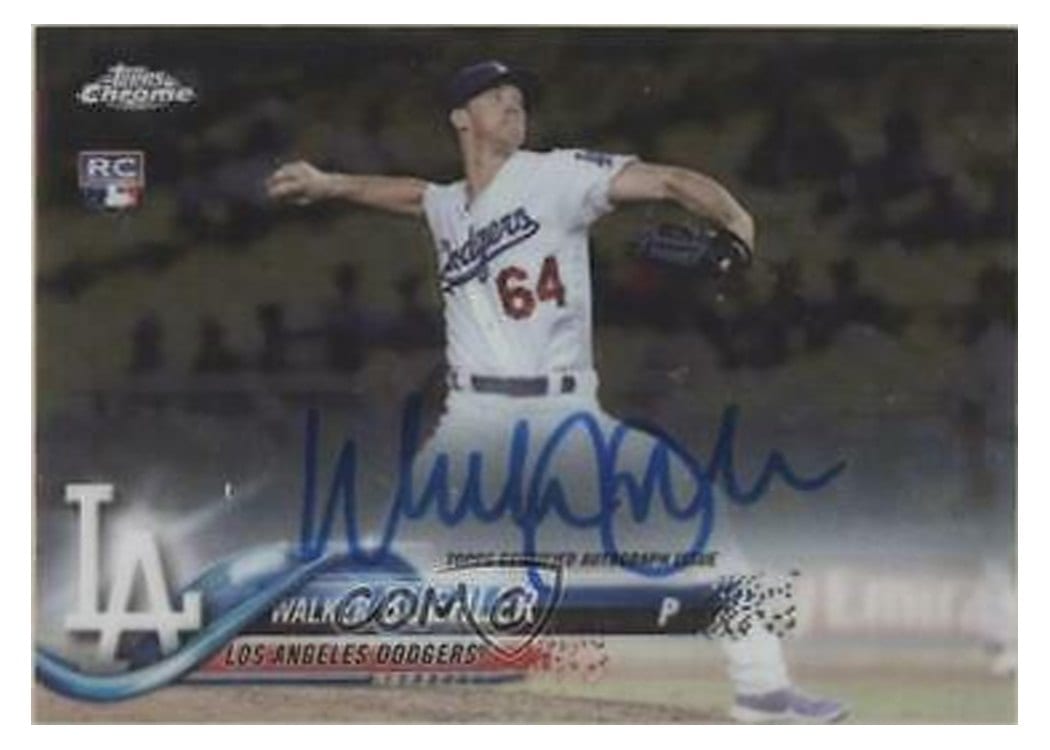 2018 Topps Chrome Rookie Autographs Walker Buehler #RA-WB card