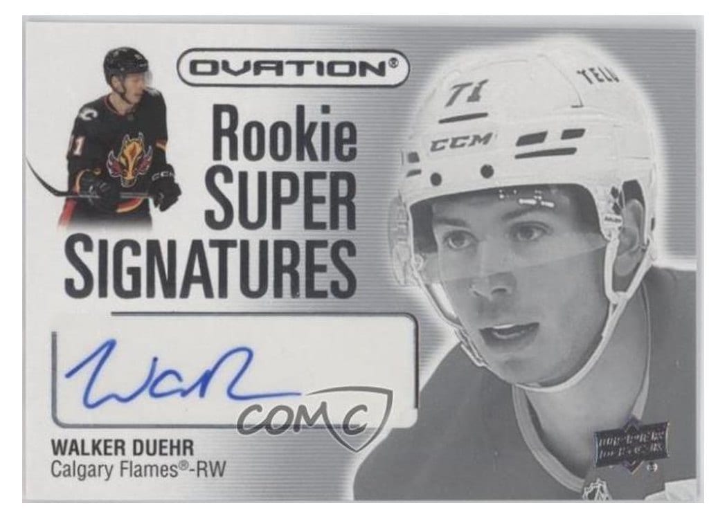 2023-24 Upper Deck Ovation Rookie Super Signatures Walker Duehr #RSS-WD card