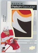 2023-24 Upper Deck Premier Rookie Patch-Taculars Chest Logos Walker Duehr #RPT-WD card