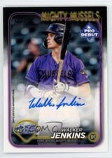 2024 Topps Pro Debut Autographs Walker Jenkins #PD-196 card