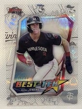 2025 Bowman's Best Best Tek Walker Jenkins #BT-15 card
