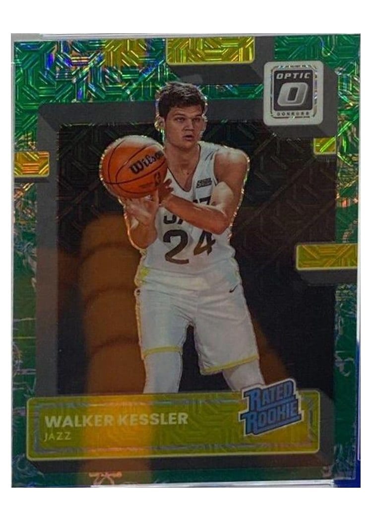 2022-23 Donruss Optic Base Set Walker Kessler #213 card