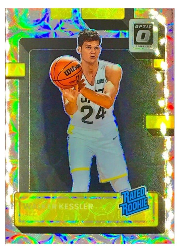 2022-23 Donruss Optic Base Set Walker Kessler #213 card