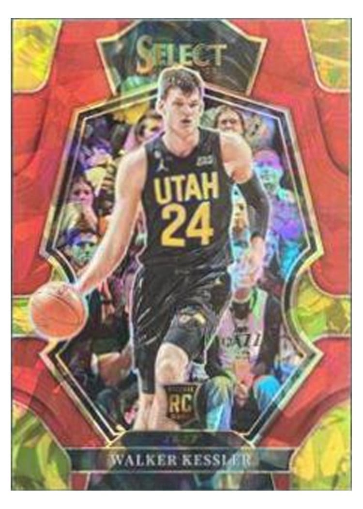 2022-23 Panini Select Base Set Walker Kessler #187 card