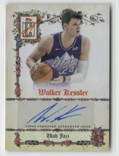 2025-26 Topps Signature Class Manuscripts Walker Kessler #MS-WK