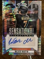 2025 Panini Prizm Sensational Signatures Walker Martin #SS-WM card