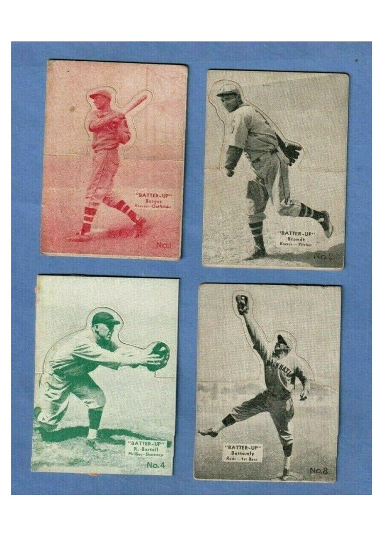 1934 Batter Up Wally Berger #1 card