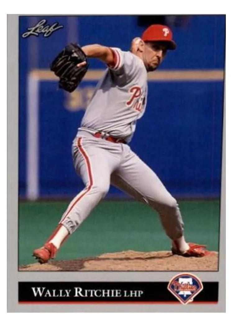 1992 Leaf Wally Ritchie #443 card