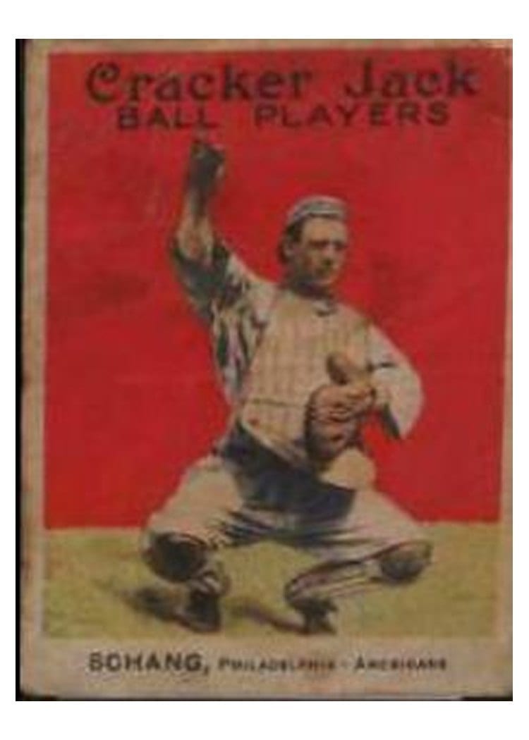 1914 Cracker Jack Wally Schang #58 card