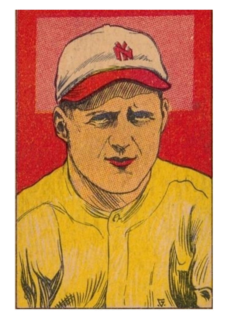 1923 W515 2 Wally Schang #17 card