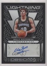 2021-22 Panini Obsidian Lightning Strike Signatures Wally Szczerbiak #LSS-WSZ card