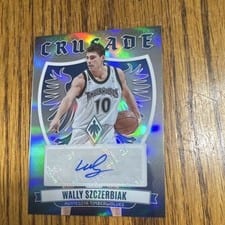 2023-24 Panini Phoenix Crusade Signatures Wally Szczerbiak #CS-SZC card